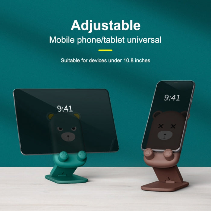 DK-XX-111 Soporte de escritorio plegable para teléfono retráctil con animales de dibujos animados