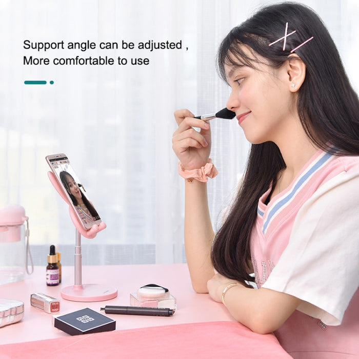 03247 Soporte de escritorio plegable para teléfono retráctil con forma de conejo