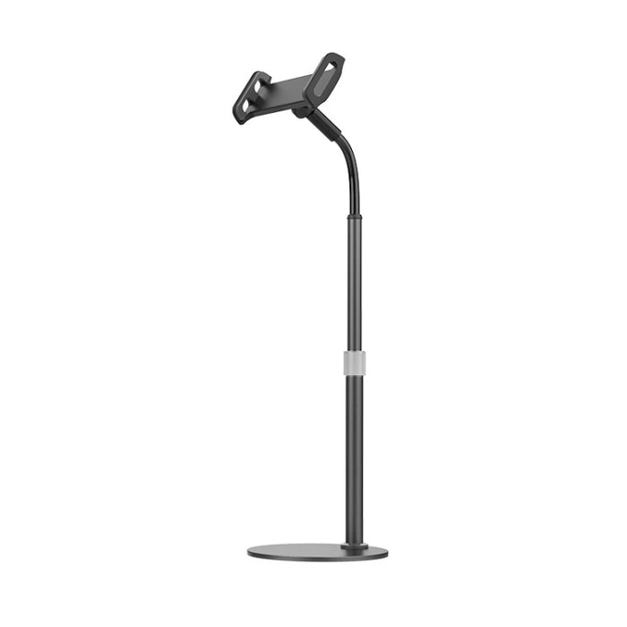ZM17 Soporte giratorio retráctil para teléfono de escritorio para selfies al aire libre para teléfonos móviles/tabletas de 4,6-7,8 pulgadas