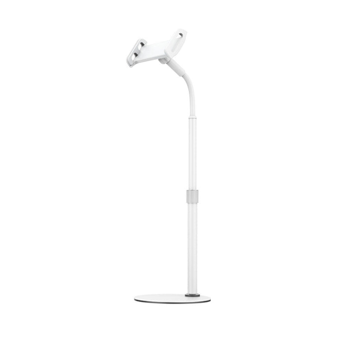 ZM17 Soporte giratorio retráctil para teléfono de escritorio para selfies al aire libre para teléfonos móviles/tabletas de 4,6-7,8 pulgadas