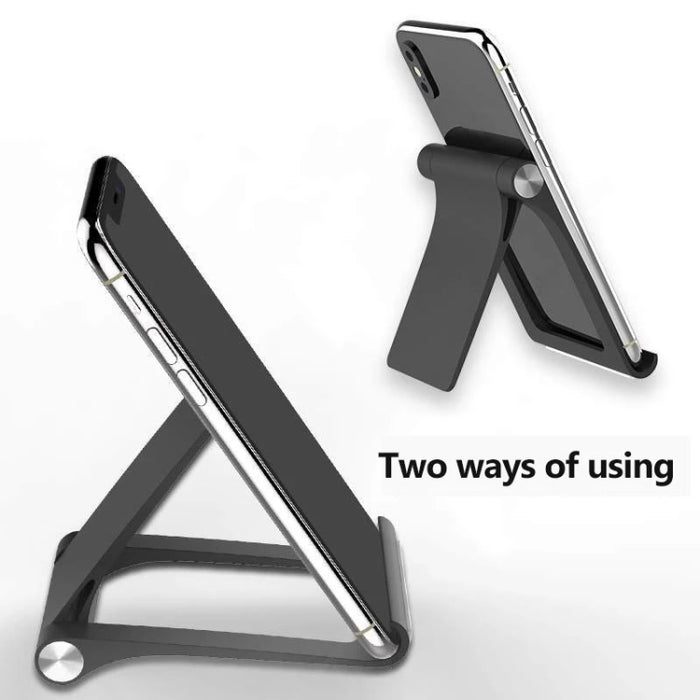 Soporte de escritorio para teléfono móvil/tableta con textura mate giratoria Universal ZM-7 de 360 grados