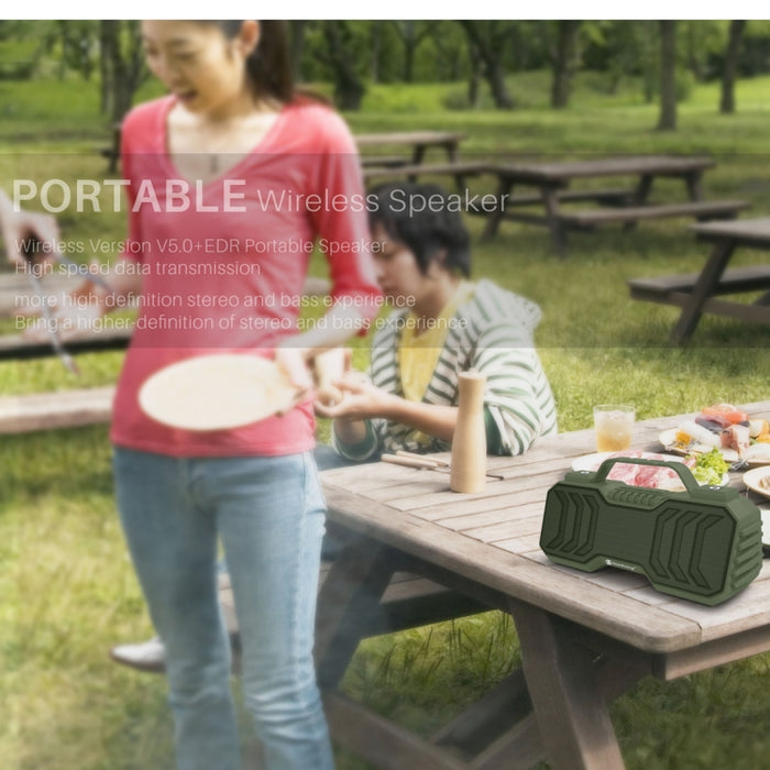 Altavoz estéreo Bluetooth inalámbrico portátil NewRixing NR-2029 compatible con función TWS