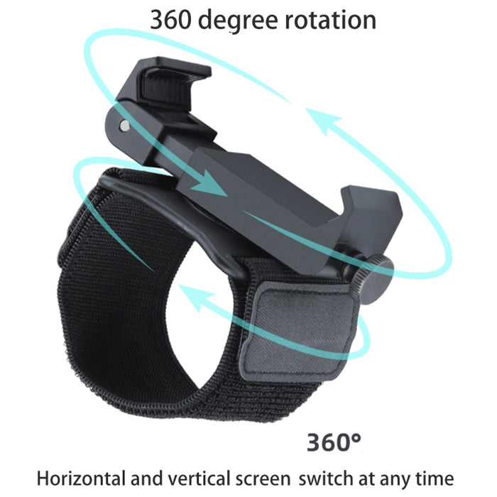 Muñequera elástica Soporte para teléfono manos libres, Longitud de la pulsera: 24 cm
