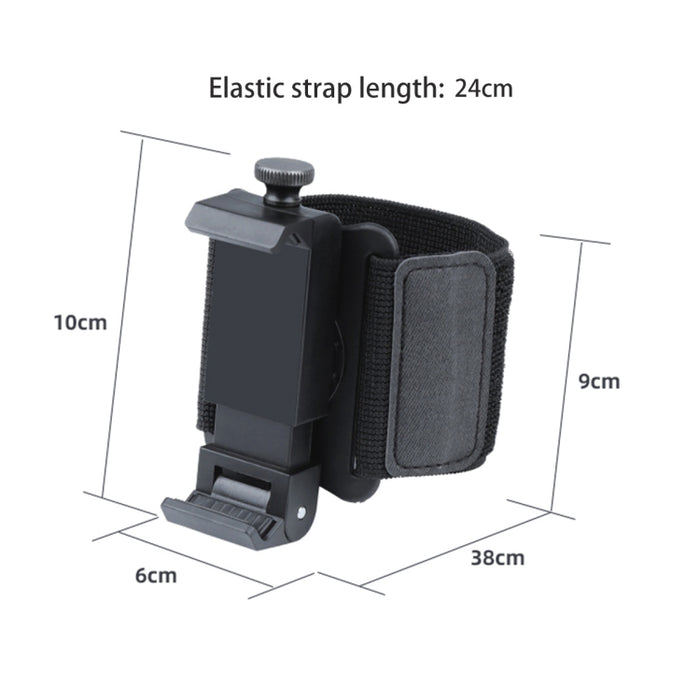 Muñequera elástica Soporte para teléfono manos libres, Longitud de la pulsera: 24 cm