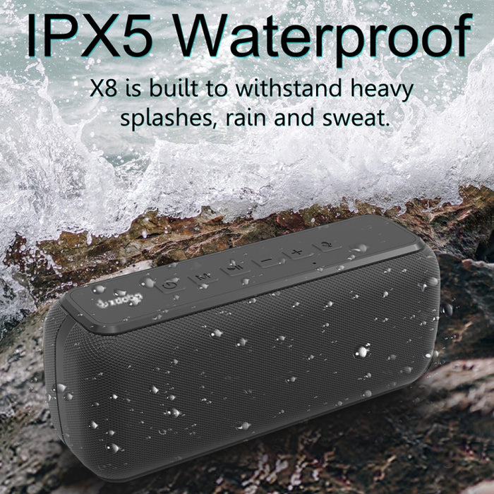XDOBO X8 60W Altavoz Bluetooth inalámbrico Subwoofer para exteriores Compatible con tarjeta TWS y TF, X8