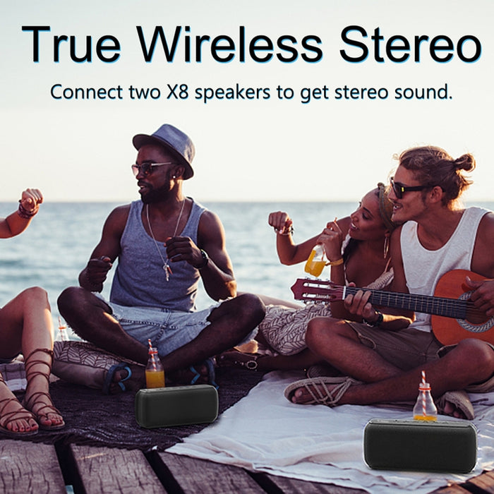 XDOBO X8 60W Altavoz Bluetooth inalámbrico Subwoofer para exteriores Compatible con tarjeta TWS y TF, X8