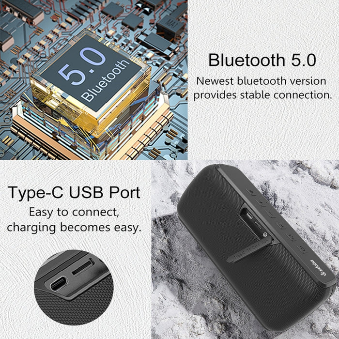 XDOBO X8 60W Altavoz Bluetooth inalámbrico Subwoofer para exteriores Compatible con tarjeta TWS y TF, X8