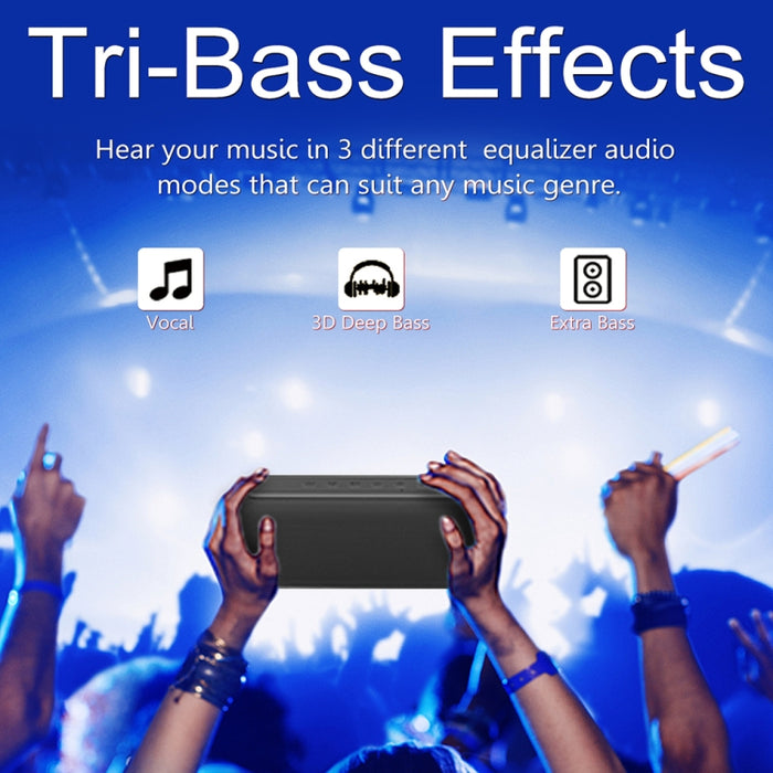 XDOBO X8 60W Altavoz Bluetooth inalámbrico Subwoofer para exteriores Compatible con tarjeta TWS y TF, X8