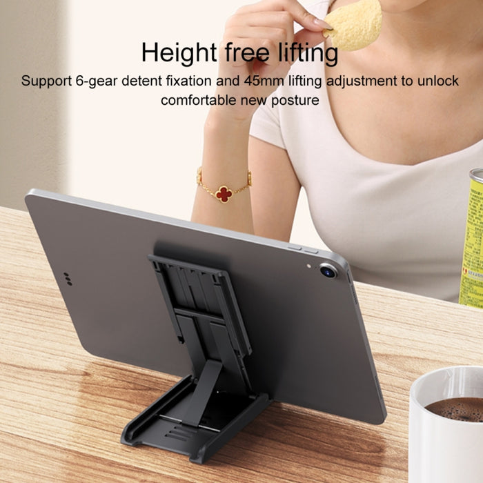 USAMS US-ZJ073 Soporte plegable retráctil para teléfono y tableta de escritorio