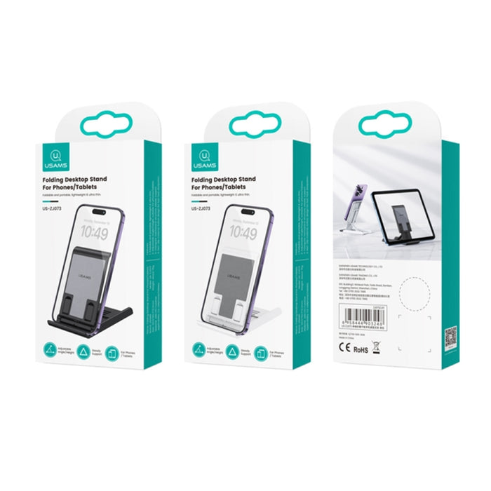 USAMS US-ZJ073 Soporte plegable retráctil para teléfono y tableta de escritorio