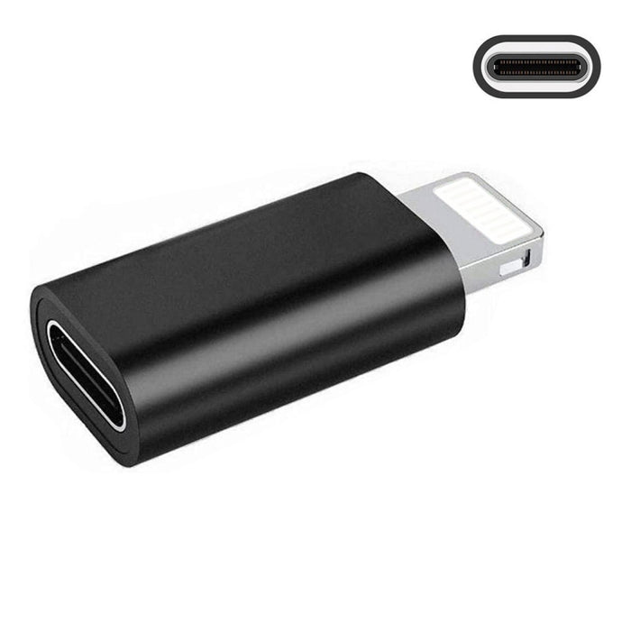 ENKAY Hat-Prince HC-6 Mini ABS USB-C / Type-C Adaptador de conector de puerto de 3.1 a 8 pines (blanco)