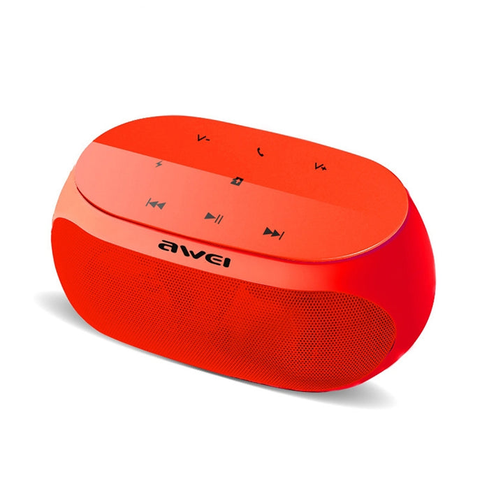 Altavoz Bluetooth inalámbrico Wei Y200 con botones táctiles, compatible con línea auxiliar y tarjeta TF