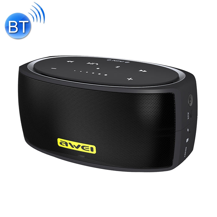 Wei Y210 Altavoz Bluetooth inalámbrico portátil V4.2 con graves mejorados, compatible con tarjeta NFC/TF/AUX