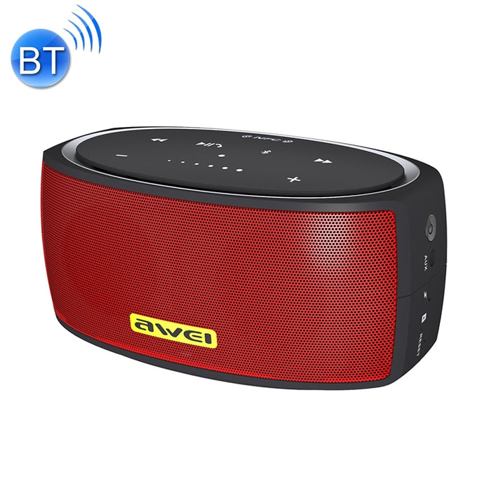 Wei Y210 Altavoz Bluetooth inalámbrico portátil V4.2 con graves mejorados, compatible con tarjeta NFC/TF/AUX