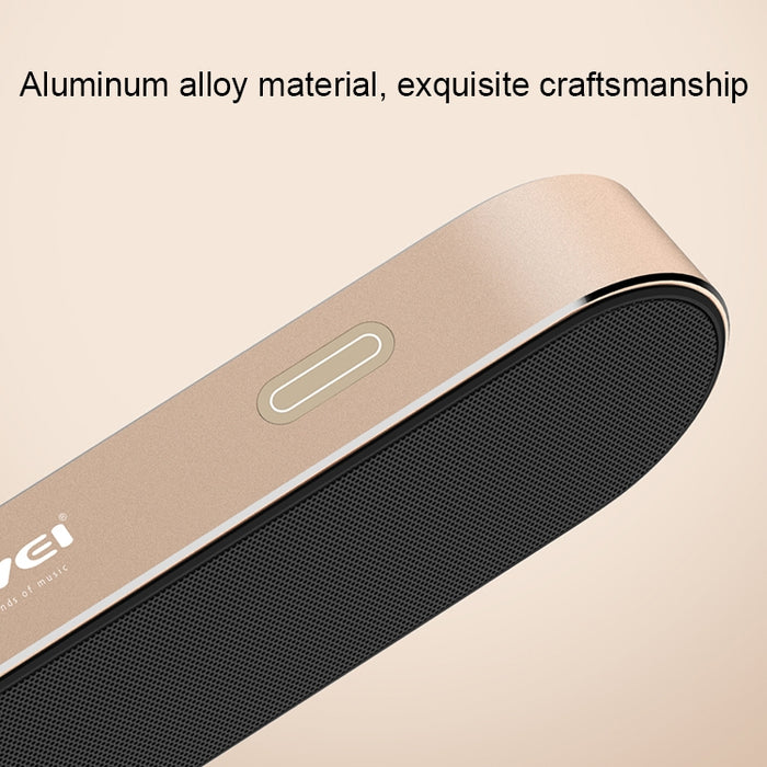 Wei Y220 Altavoz Bluetooth inalámbrico portátil V4.2 con sonido estéreo 3D claro HD y cancelación de ruido, compatible con tarjeta TF/AUX