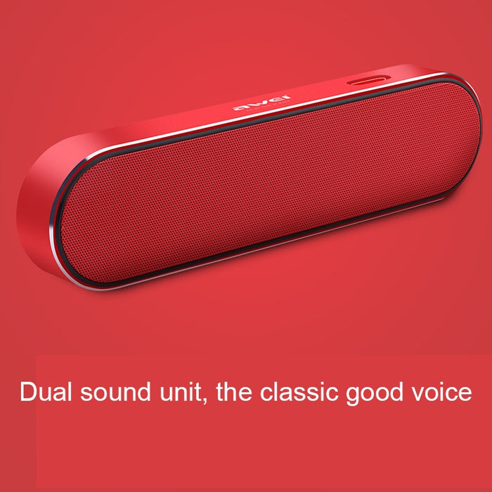 Wei Y220 Altavoz Bluetooth inalámbrico portátil V4.2 con sonido estéreo 3D claro HD y cancelación de ruido, compatible con tarjeta TF/AUX