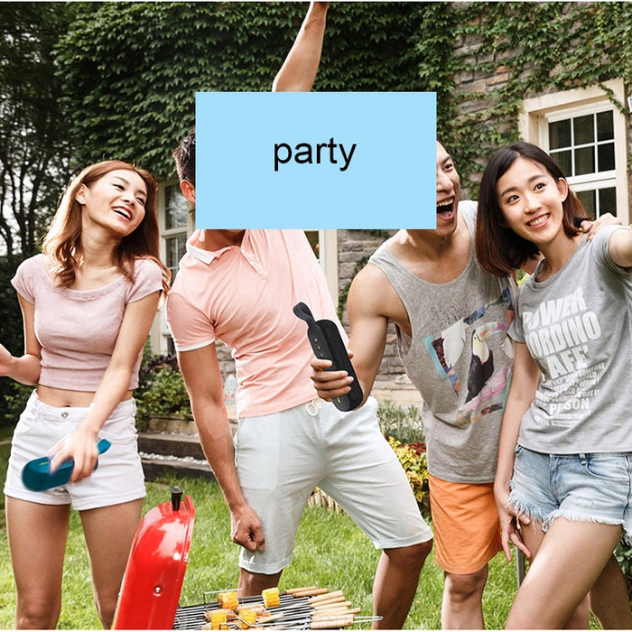 Wei Y230 Altavoz Bluetooth inalámbrico portátil V4.2 con sonido HD y graves mejorados, micrófono incorporado, compatible con NFC/U Disk/tarjeta TF/AUX