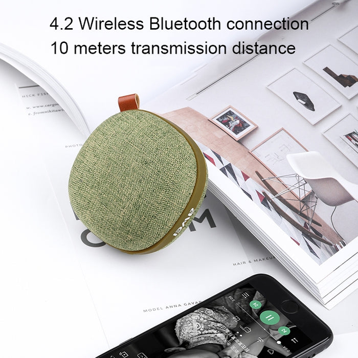 Wei Y260 Mini altavoz inalámbrico portátil Bluetooth IPX4 resistente al agua, micrófono incorporado, compatible con tarjeta TF
