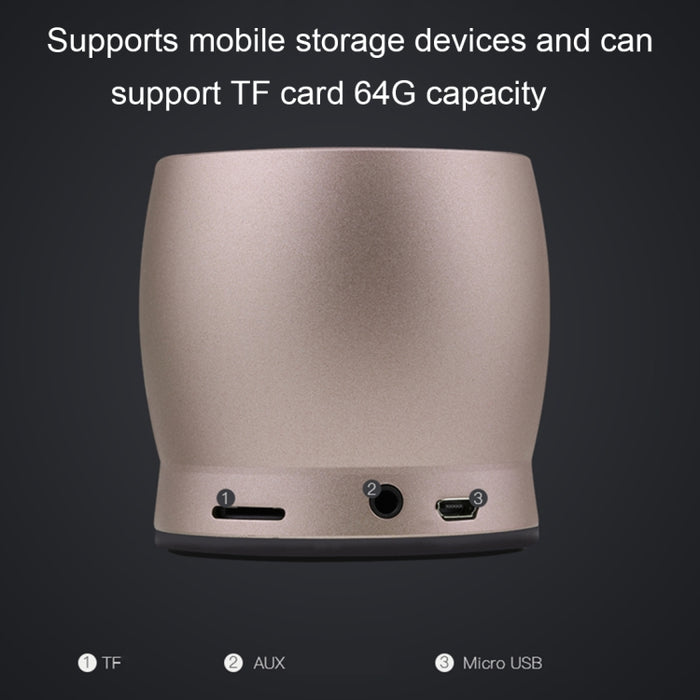Wei Y500 Mini altavoz Bluetooth inalámbrico portátil con estéreo 3D, micrófono incorporado, compatible con tarjeta TF/AUX