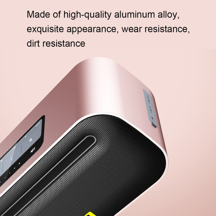 Altavoz Bluetooth inalámbrico Wei Y600 con estéreo 3D, micrófono incorporado, compatible con tarjeta TF/AUX/NFC