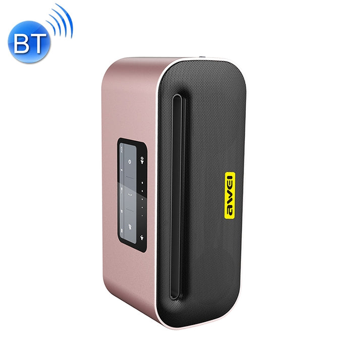 Altavoz Bluetooth inalámbrico Wei Y600 con estéreo 3D, micrófono incorporado, compatible con tarjeta TF/AUX/NFC