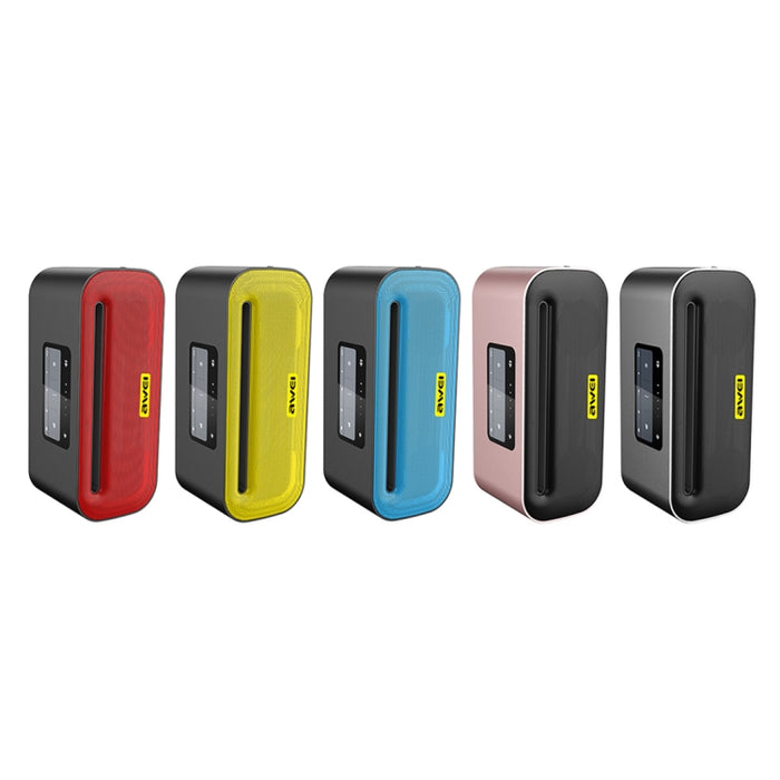 Altavoz Bluetooth inalámbrico Wei Y600 con estéreo 3D, micrófono incorporado, compatible con tarjeta TF/AUX/NFC