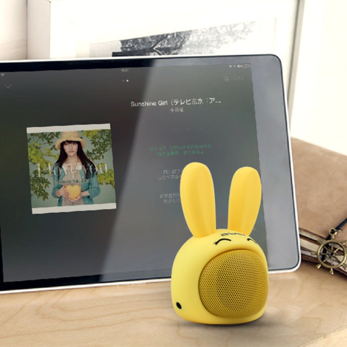 Awei Y700 Mini Altavoz Bluetooth Inalámbrico Conejo Portátil, Micrófono Incorporado, Soporte AUX/Llamada Manos Libres
