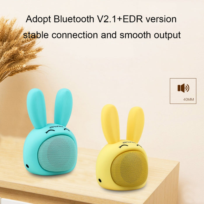 Awei Y700 Mini Altavoz Bluetooth Inalámbrico Conejo Portátil, Micrófono Incorporado, Soporte AUX/Llamada Manos Libres
