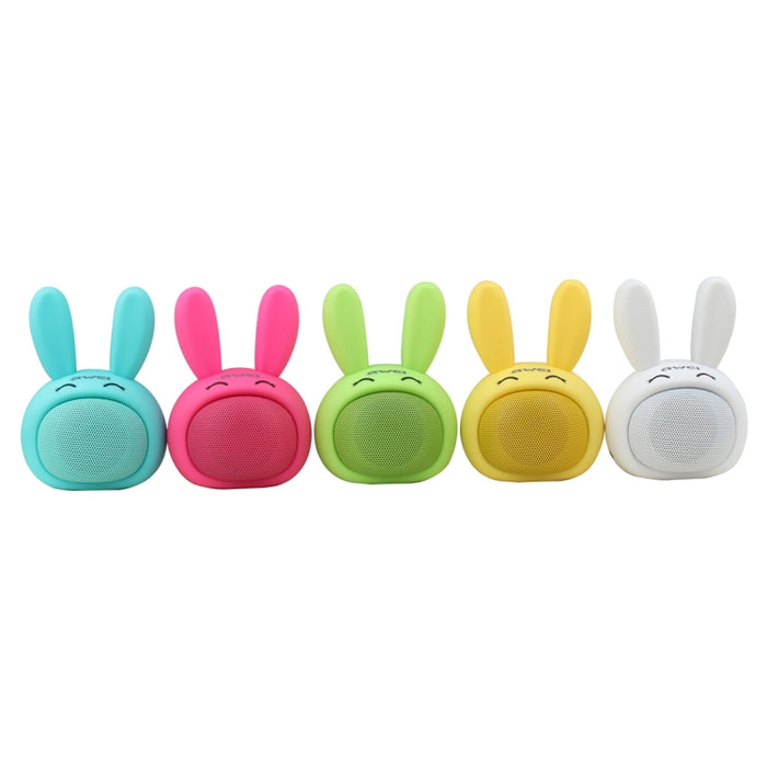 Awei Y700 Mini Altavoz Bluetooth Inalámbrico Conejo Portátil, Micrófono Incorporado, Soporte AUX/Llamada Manos Libres
