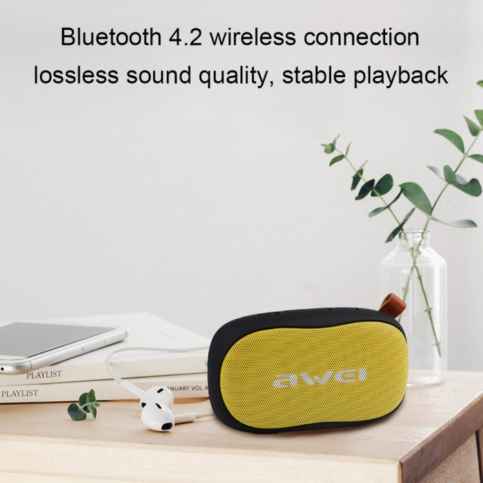 Wei Y900 Mini altavoz inalámbrico portátil con Bluetooth, micrófono con reducción de ruido, compatible con tarjeta TF/AUX