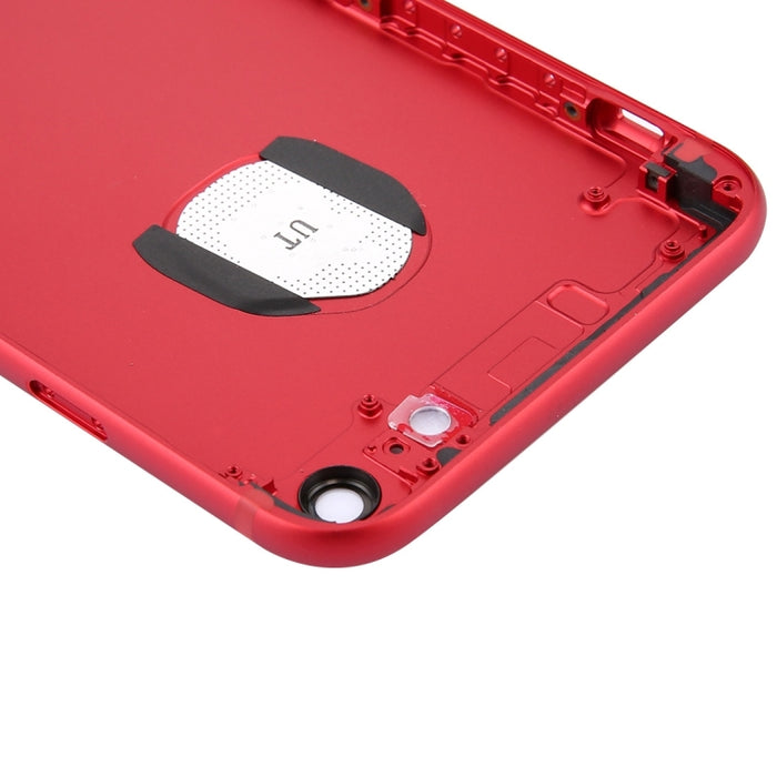 6 en 1 para iPhone 7 (Cubierta trasera (con lente de cámara) + Bandeja para tarjetas + Tecla de control de volumen + Botón de encendido + Tecla vibradora con interruptor de silencio + Letrero) Cubierta de carcasa de ensamblaje completo                 ...