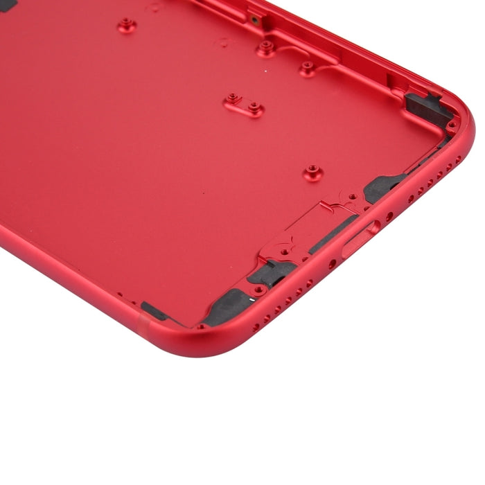 6 en 1 para iPhone 7 (Cubierta trasera (con lente de cámara) + Bandeja para tarjetas + Tecla de control de volumen + Botón de encendido + Tecla vibradora con interruptor de silencio + Letrero) Cubierta de carcasa de ensamblaje completo                 ...