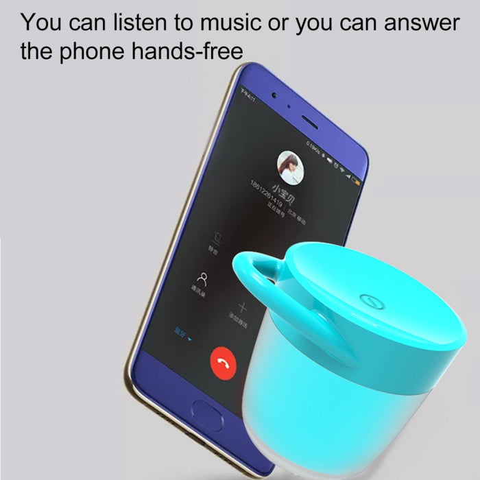 Universe XHH-T502 Altavoces portátiles Mini altavoz inalámbrico Bluetooth V4.2, compatible con manos libres/compatible con reproductor de música TF