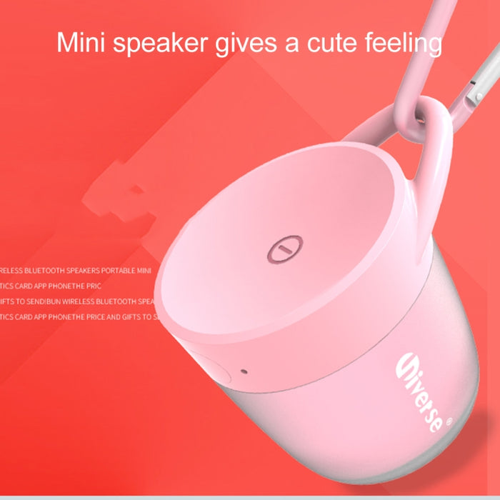 Universe XHH-T502 Altavoces portátiles Mini altavoz inalámbrico Bluetooth V4.2, compatible con manos libres/compatible con reproductor de música TF