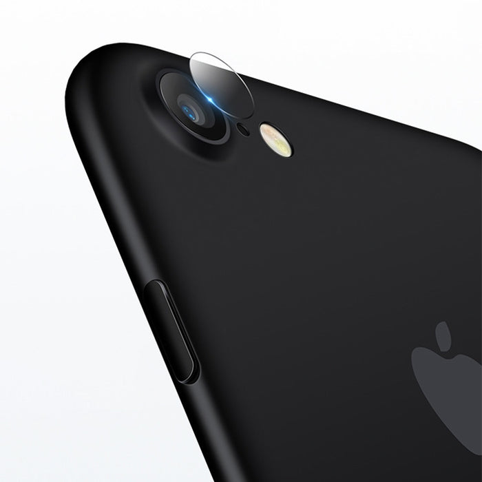 Para iPhone 7 Protector de lente de cámara trasera circular Película protectora de vidrio templado
