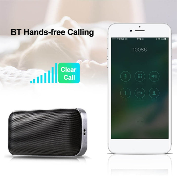 BT209 Mini altavoz inalámbrico ultrafino portátil para exteriores con Bluetooth, compatible con tarjeta TF y llamadas manos libres