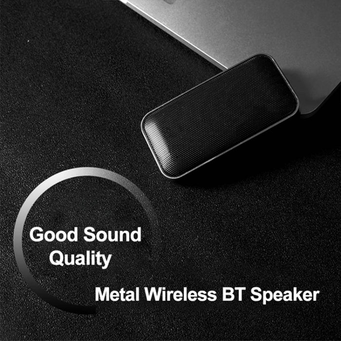 BT209 Mini altavoz inalámbrico ultrafino portátil para exteriores con Bluetooth, compatible con tarjeta TF y llamadas manos libres