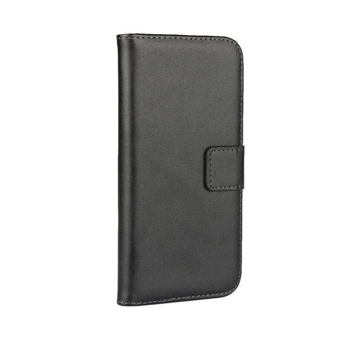 Para iPhone 8 y 7 Funda de cuero con tapa horizontal dividida genuina con soporte, ranuras para tarjetas y billetera