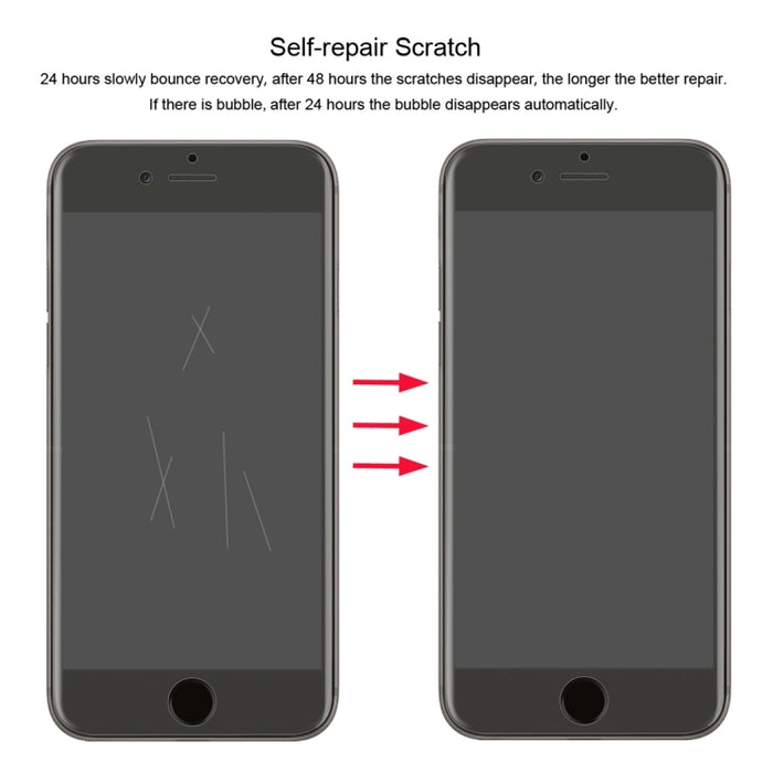 ENKAY Hat-Prince 0,1 mm 3D Protector de pantalla completa Película de hidrogel a prueba de explosiones para iPhone SE 2020/8/7, material TPU + TPE + PET