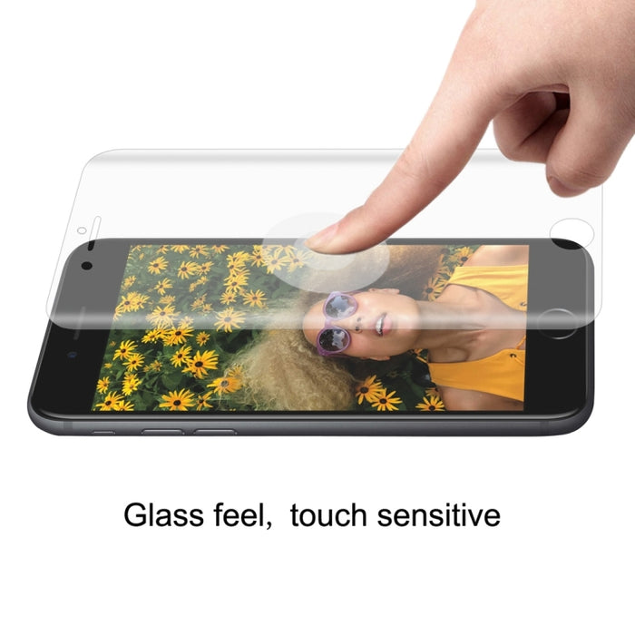 ENKAY Hat-Prince 0,1 mm 3D Protector de pantalla completa Película de hidrogel a prueba de explosiones para iPhone SE 2020/8/7, material TPU + TPE + PET