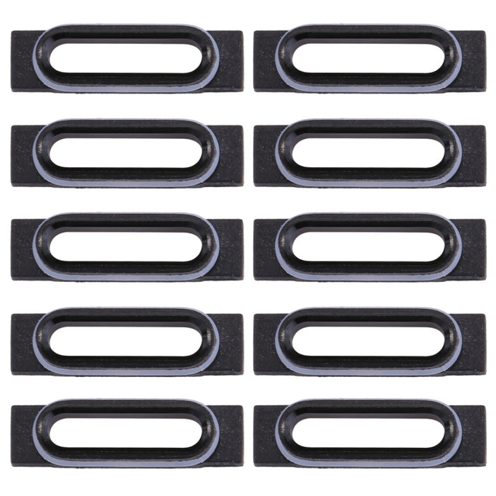 10 PCS para soportes de retención del puerto de carga del iPhone 7, For 7 Black, For 7 Gold, For 7 Rose Gold, For 7 Silver