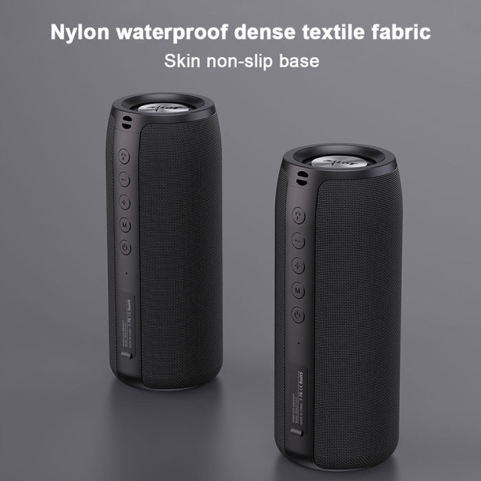 ZEALOT S51 Altavoz Bluetooth estéreo portátil con micrófono incorporado, compatible con llamadas manos libres, tarjeta TF y AUX