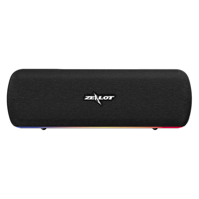 ZEALOT S55 Altavoz Bluetooth estéreo portátil con micrófono incorporado, compatible con llamadas manos libres, tarjeta TF y AUX