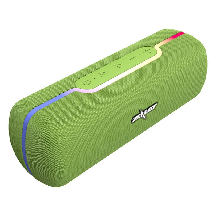 ZEALOT S55 Altavoz Bluetooth estéreo portátil con micrófono incorporado, compatible con llamadas manos libres, tarjeta TF y AUX