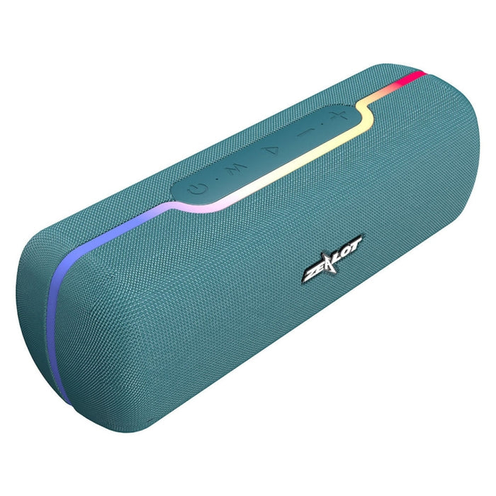 ZEALOT S55 Altavoz Bluetooth estéreo portátil con micrófono incorporado, compatible con llamadas manos libres, tarjeta TF y AUX