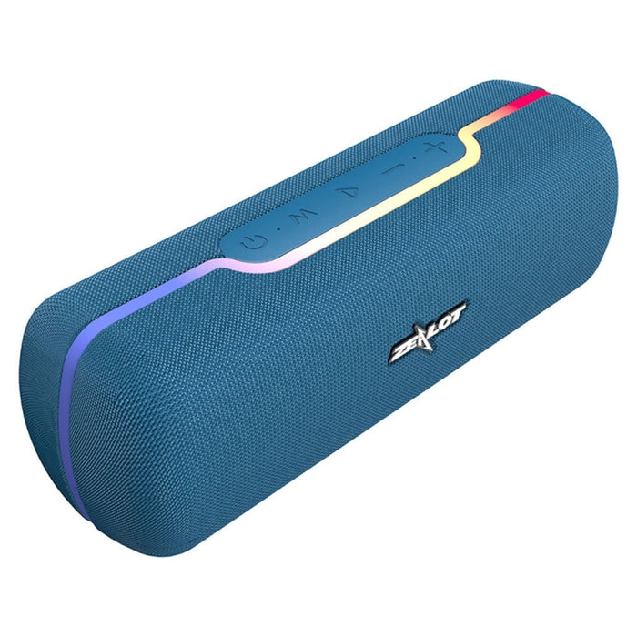 ZEALOT S55 Altavoz Bluetooth estéreo portátil con micrófono incorporado, compatible con llamadas manos libres, tarjeta TF y AUX