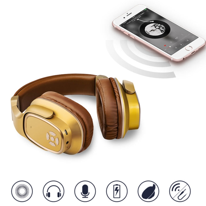 OneDer S2 Auriculares inalámbricos Bluetooth versión 5.0 con micrófono, manos libres, tarjeta TF, unidad USB, AUX, función FM