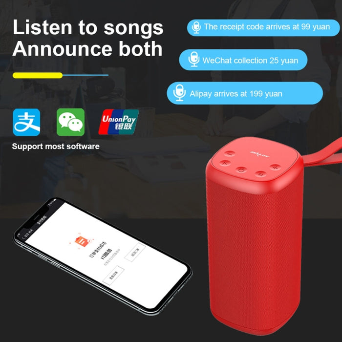 ZEALOT S35 Altavoz Bluetooth inalámbrico estéreo portátil de graves pesados con micrófono incorporado, compatible con llamadas manos libres, tarjeta TF y AUX