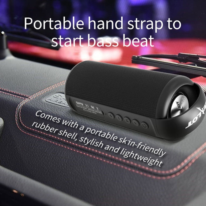 ZEALOT S36 Altavoz Bluetooth inalámbrico portátil de graves pesados con micrófono incorporado, compatible con llamadas manos libres, tarjeta TF y AUX
