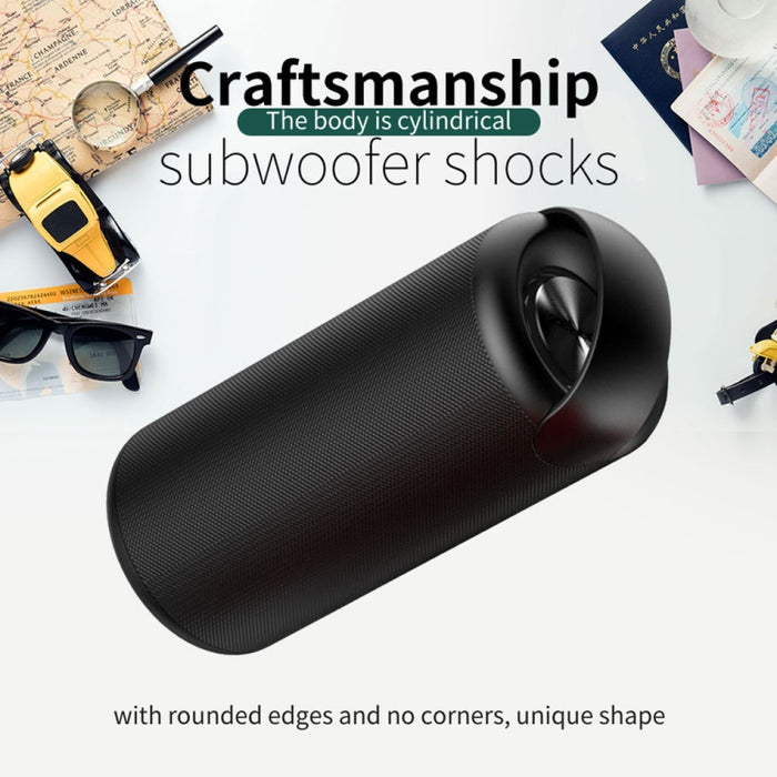 ZEALOT S36 Altavoz Bluetooth inalámbrico portátil de graves pesados con micrófono incorporado, compatible con llamadas manos libres, tarjeta TF y AUX